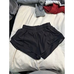 Lululemon Black Hotty Hot Shorts